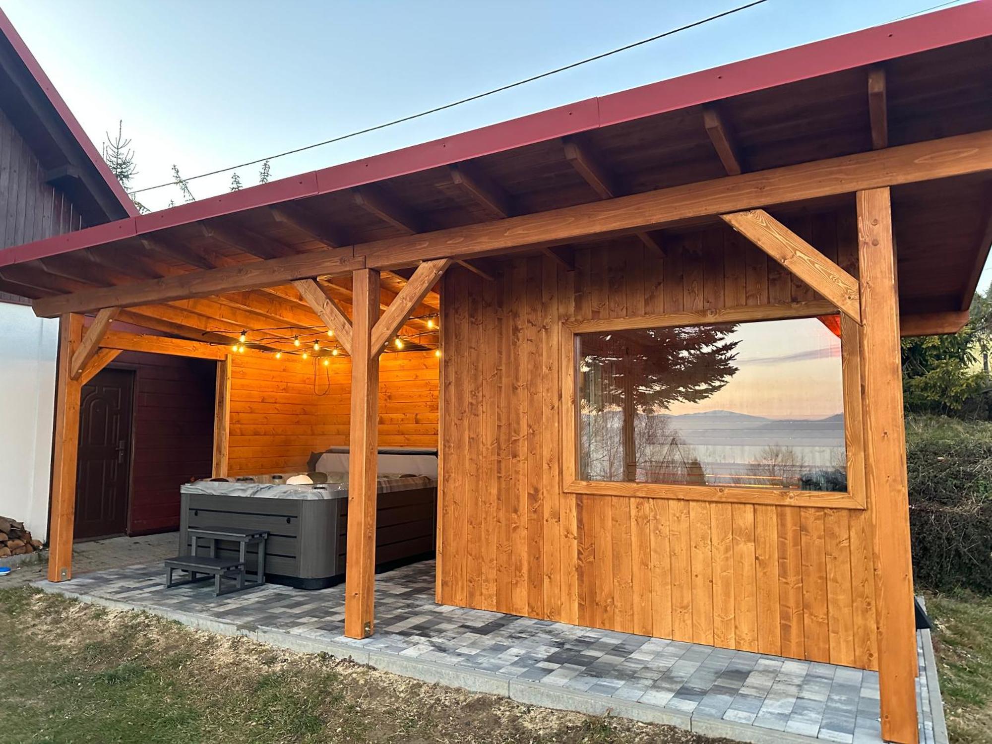Domek Na Hrobaczej - Jacuzzi&Sauna Miedzybrodzie Bialskie Ngoại thất bức ảnh